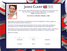 Tablet Screenshot of jamesclamp.com